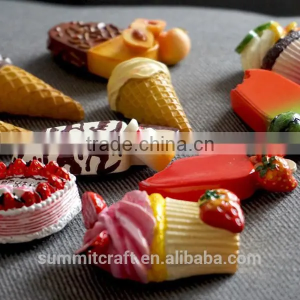 3d Kids Refrigerator Magnets Resin Sweet Ice Cream Magnet photo-3