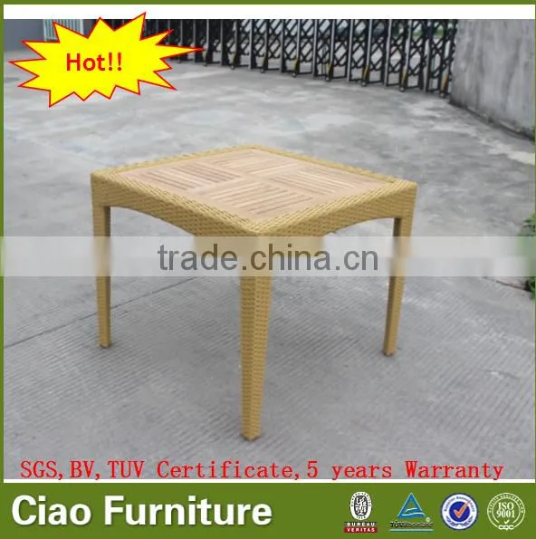 Outdoor Garden Teak Wood Table Furniture Patio Table Chair photo-3