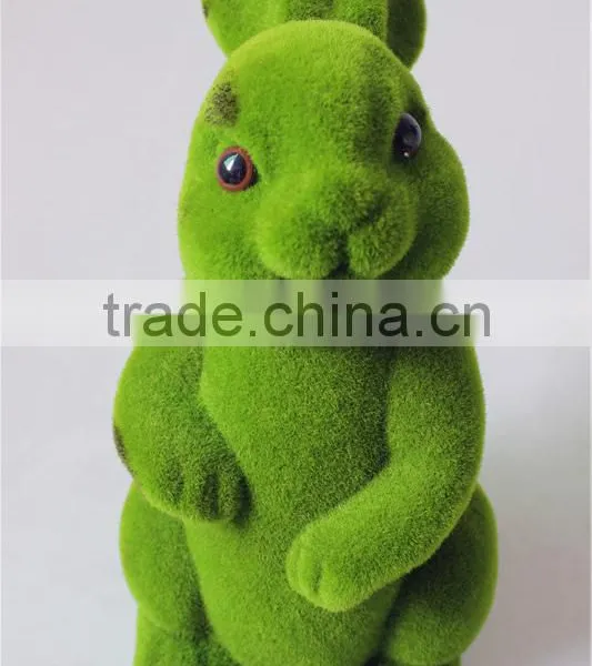 Home and Garden Easy Shopping Decorative 30cm Height Artificial Green Grass Moss Bunny Easter Rabbit E10 26T06 photo-2