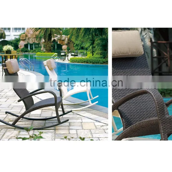 Outdoor Wicker Rocking Chair photo-5