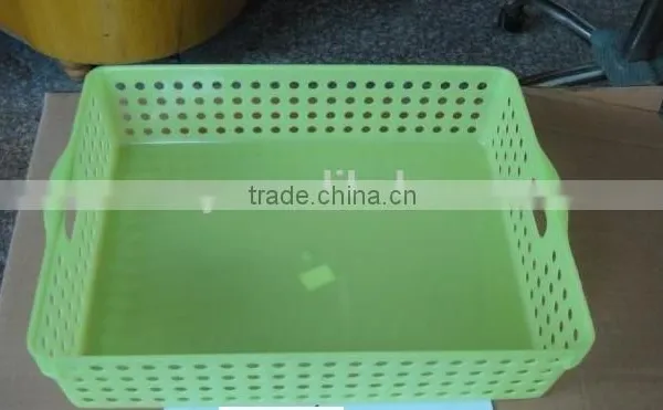 Plastic Basket Laundry Storage Basket Vegetable Fruit Basket photo-2