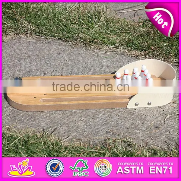 2016 Hot Sale Baby Wooden Bowling Toy, New Design Children Wooden Bowling Toy W01A141 photo-4