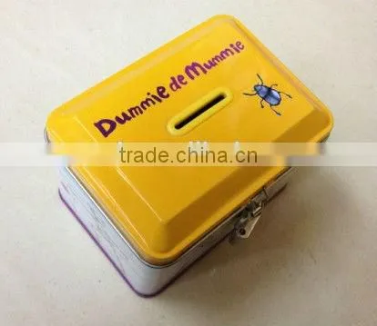 Customized High Quality Rectangle Metal Coin Bank photo-4