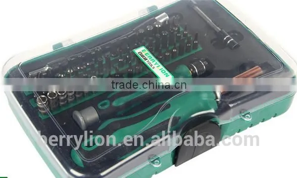 Berrylion 59pcs Chrome Vanadium Steel Multifunctional Precision Tool Kit photo-4