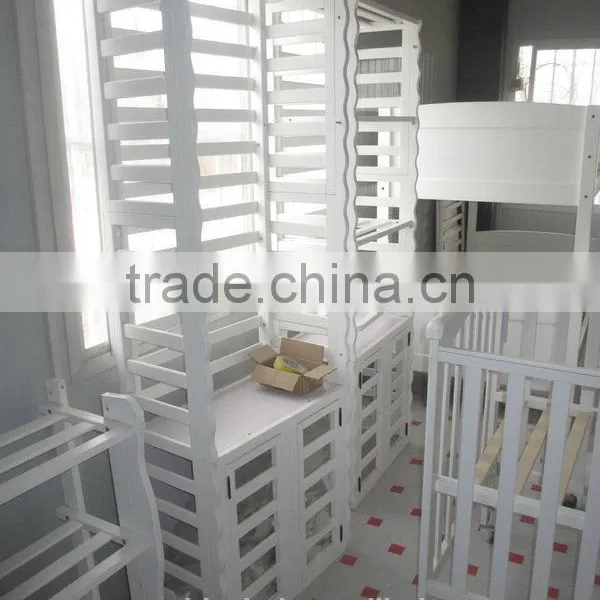 Popular Solid Wood Multifunction Baby Cribs Children Bed photo-4