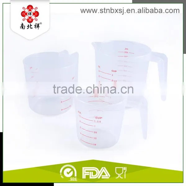 3 Pcs Plastic Measuring Cup Set photo-2