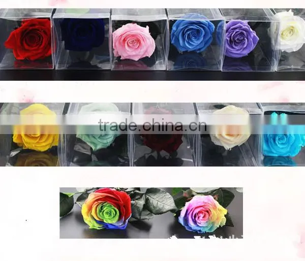Fresh Preserved Flowers Roses With Long Stem In Gift photo-4