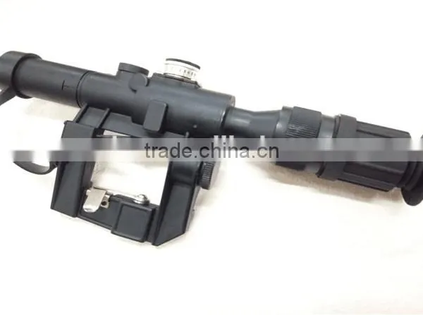 Military Standard Riflescope With SVD 4X24 Red Illuminated Reticle Rifle Scope photo-6