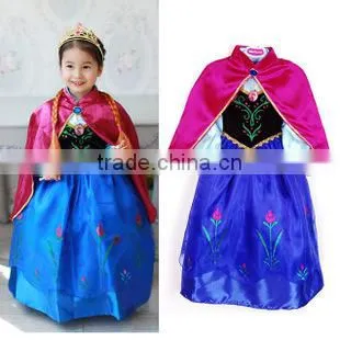 Girls Frozen Elsa Anna Dress photo-2