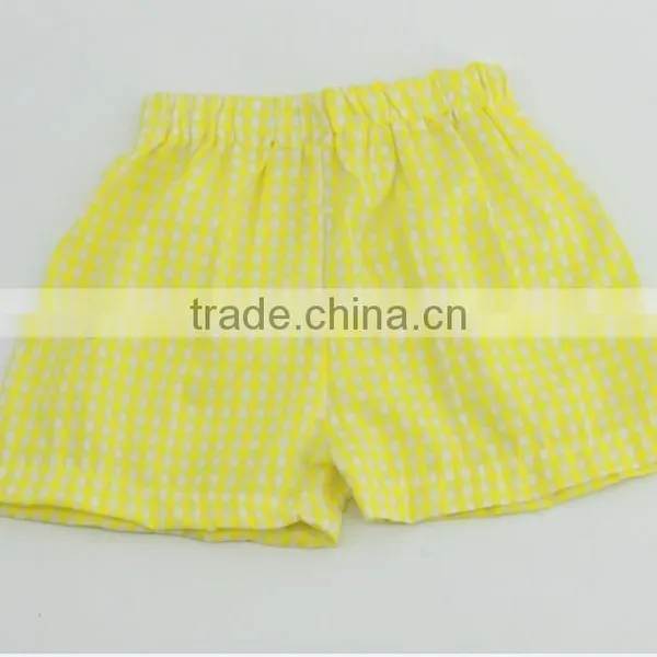 Children Summer Icing Pants Wholesale Kids Girl Red Gingham Short Pants Baby Girls Plaid Leggings photo-2