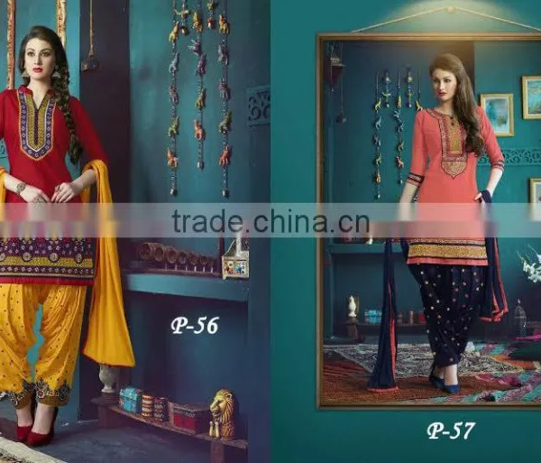 Cotton Patiala Suits photo-3
