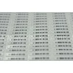 DR AM EAS RF Label For Anti Theft , Low Density Polyester Polyethylene 0.12mm