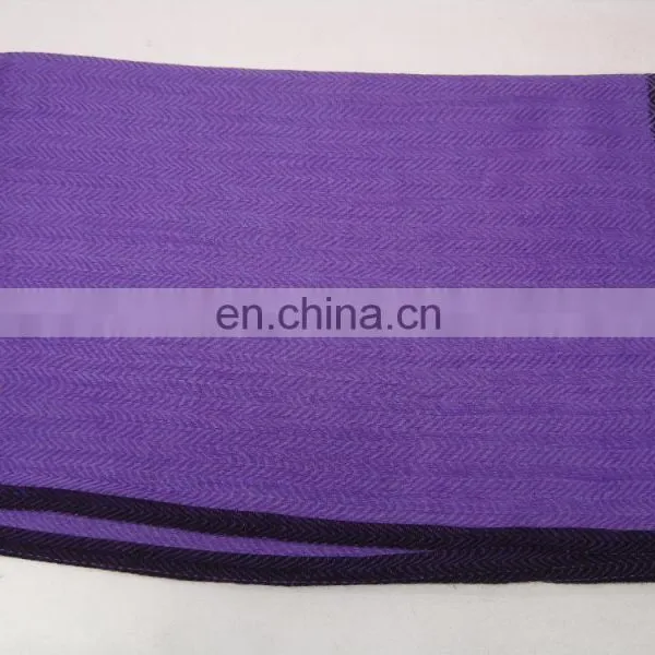 Cashmere Pashmina Wool Shawl With Black Border photo-4