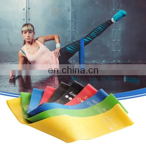 Gym Body Building Exercise Band Latex Resistance Loop Band Crossfit Band