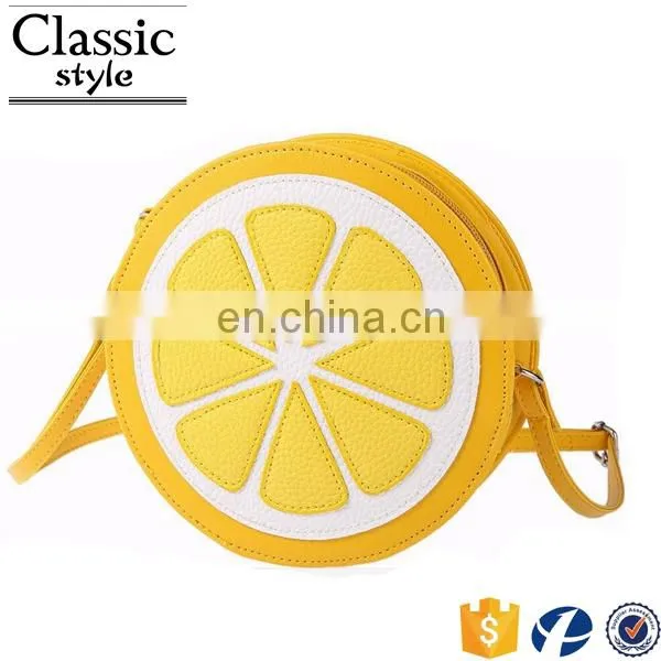 CR SuperMagic Womens Cute 3D Shape Lemon Cross-Body Shoulder Bags Small Round Handbags photo-4