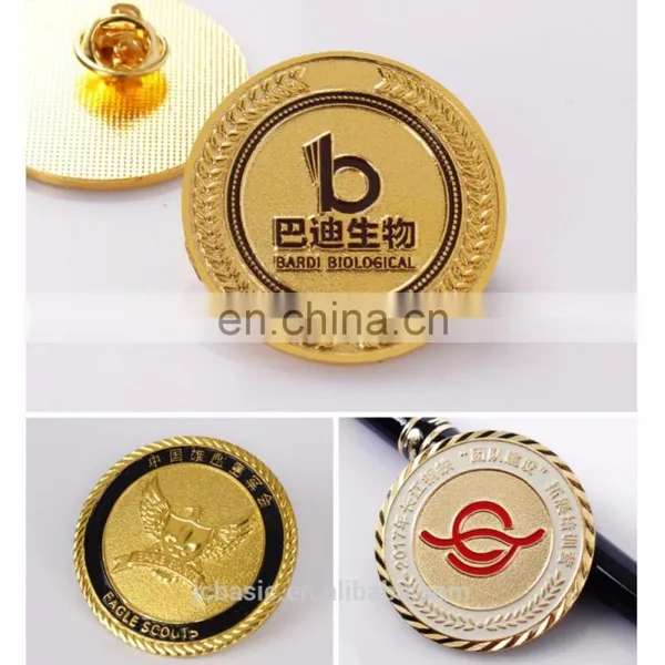 Custom High Quantity Soft Lapel Pins Badge With Gold Butterfly Clutch photo-2