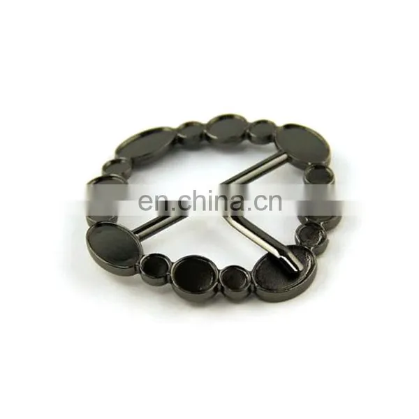 2017 Best Selling Top Quality Metal Football Team Logo Women Belt Buckles Manufacturers