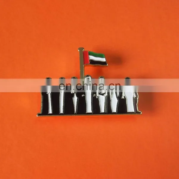 Personalized Seven Sheikh UAE National Day Gifts Lapel Pin Badge
