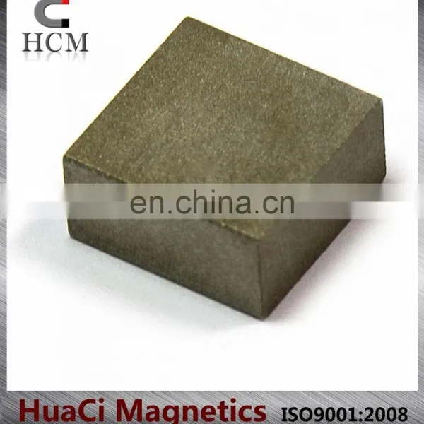 SmCo Magnet Block 1/2''X1/2''X1/4" Samarium Cobalt Magnet Used for Industrial