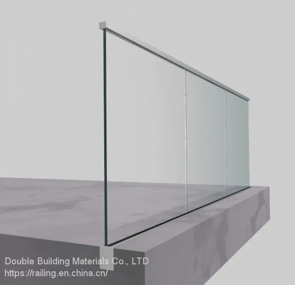 Balcony Glass Railing With U Channel photo-2