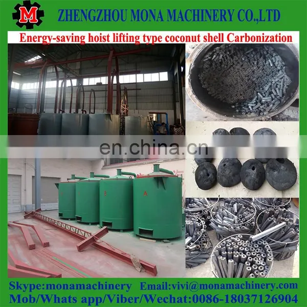 2017 New Hoist Type Coconut Shell Charcoal Carbonization Made in China photo-5