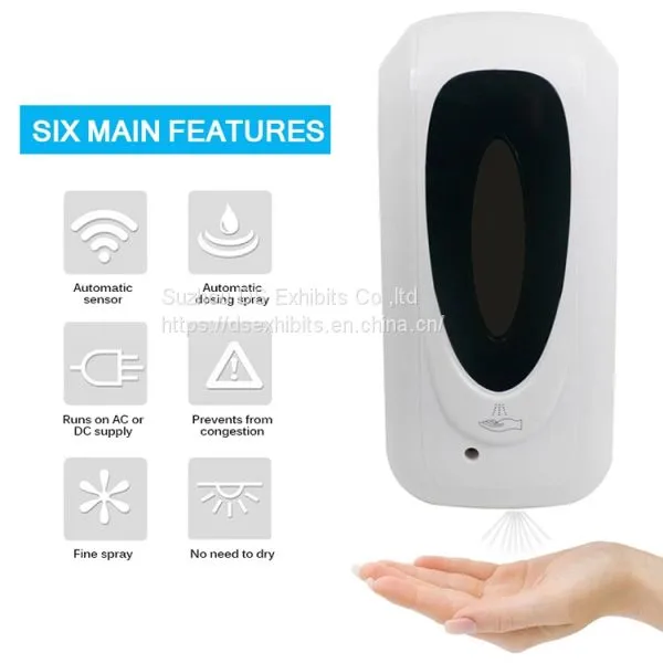 Pop Hand Gel Sanitizer Free Stand Non Touch Automatic Liquid Soap Dispenser photo-3