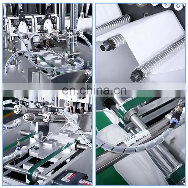 Disposable Medical Mask Ear Loop Ultrasonic Spot Welding Machine / Non-woven Masks Making Fully Automatic Equipment photo-4