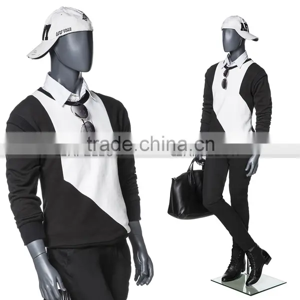 Full Body Fiber Glass Male Mannequin With Abstract Head Sale photo-2