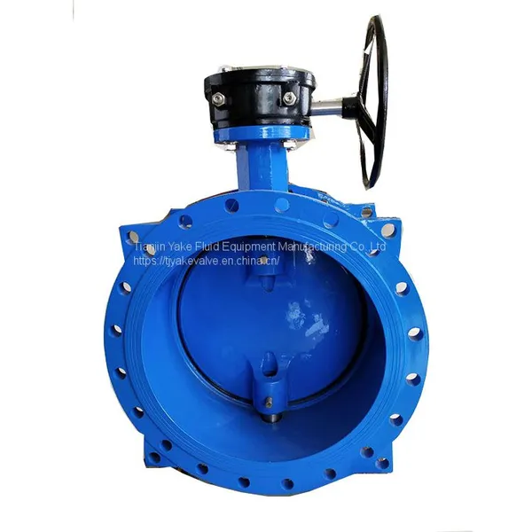 GGG50 Double Eccentric Flange Electric Actuator Butterfly Valve