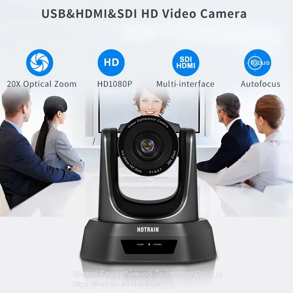 Hotrain FXN20X 20x 1/3 2.38MP USB,SDI, HDMI Zoom HD Color PTZ Zoom Skype Bluejeans Google Meet Web Conference Video Conferencing Camera photo-5