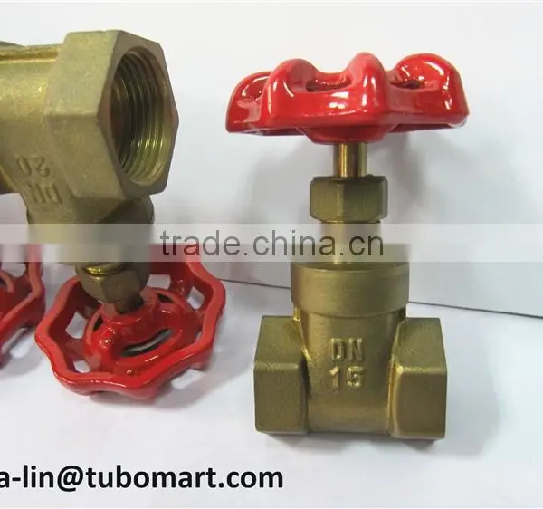Brass Gate Valve With Brass Stem and Steel Handle of High Quality and Good Price photo-4