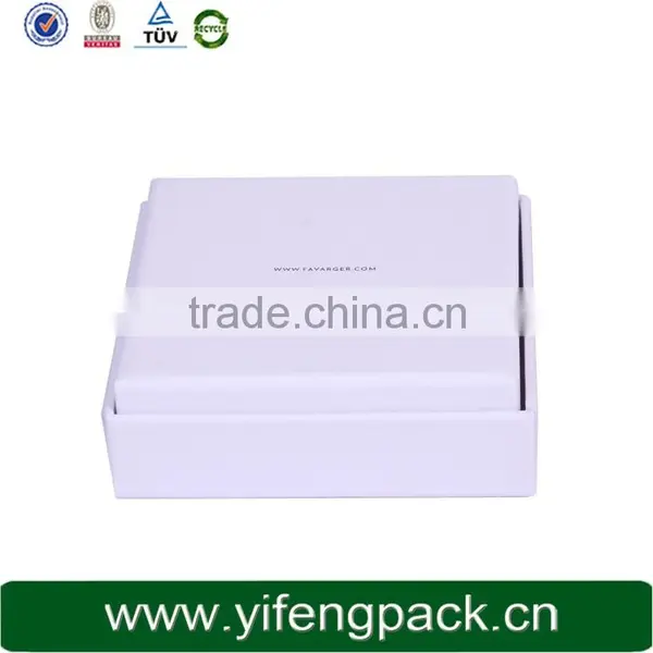 High Quality Printing Logo Customized White Carton Box Wholesale photo-4