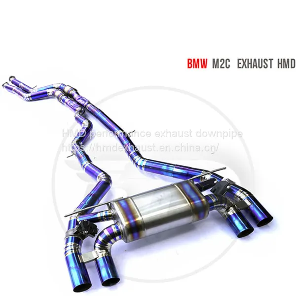 Titanium Alloy Exhaust Pipe Manifold Downpipe is Suitable for BMW M2C M3 M4 E92 F82 Auto Modification Electronic Valve Whatsapp008613189999301 photo-3