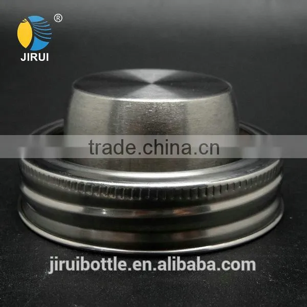 70mm Cocktail Shaker Stainless Steel Lid for Mason Jar photo-3