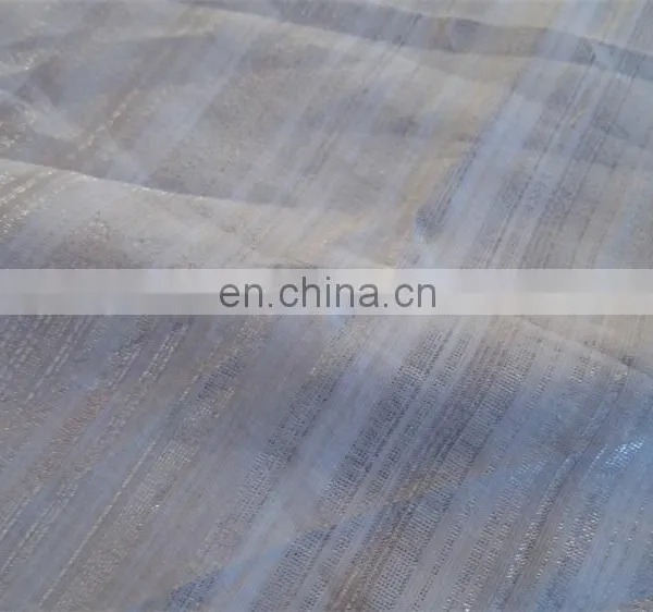 Bulk Stock Wholesale Price Cotton Poplin Sliver Lurex Shirting Fabric photo-5