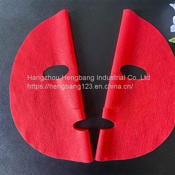 Chinese Red Face Mask Sheet Or Facial Mask Fabric photo-3
