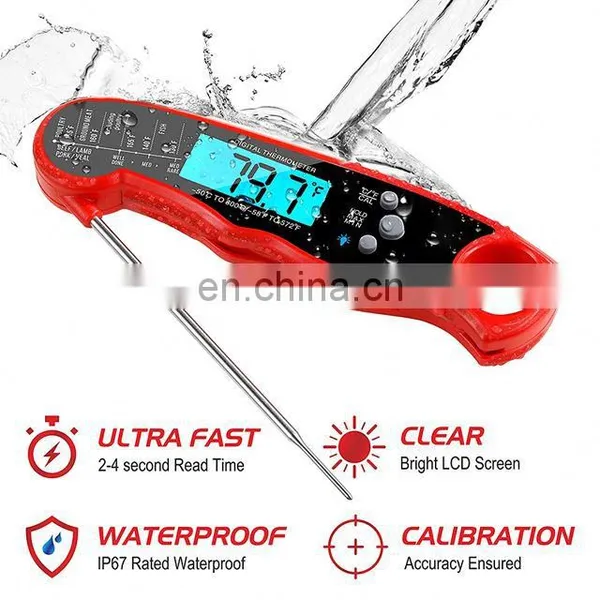 Super Fast Reading Food BBQ Thermometer Digital Cooking Thermometer With Inside Magnet photo-4