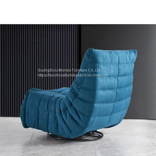 The New Caterpillar Rotating Single Chair Living Room Study Small Apartment Leisure Reclining Functional Unit Sofa photo-4