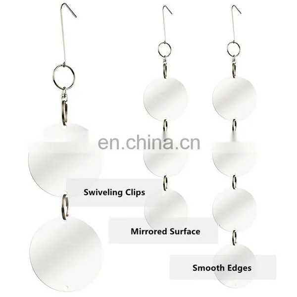 Hanging Light Reflective Bird Repellent Discs to Scare Birds Away photo-3