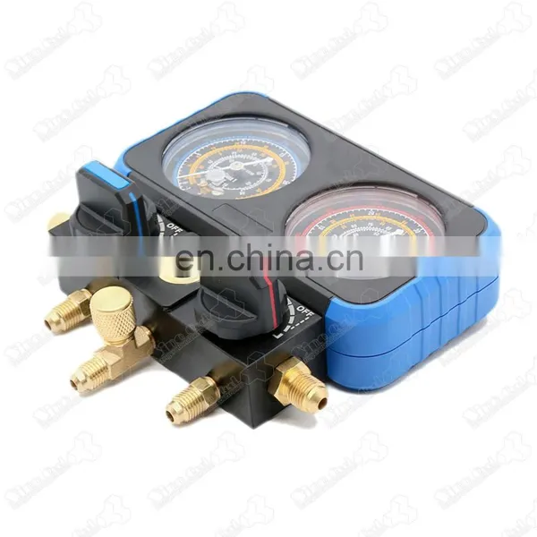 CT-536 VALUE Manifold Gauge Set HVAC Refrigeration System Auto Air Conditioner AC Charging R134A R22 R12 R502 R410A R404 VALUE photo-2