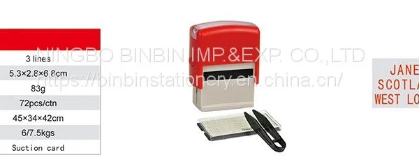 DIY SELF INKING COMPANY STAMP photo-2