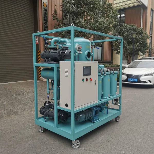 3000lph Portable Transformer Oil Filter Plant Dielectric Oil Filtration Equipment With Oil Tester photo-2