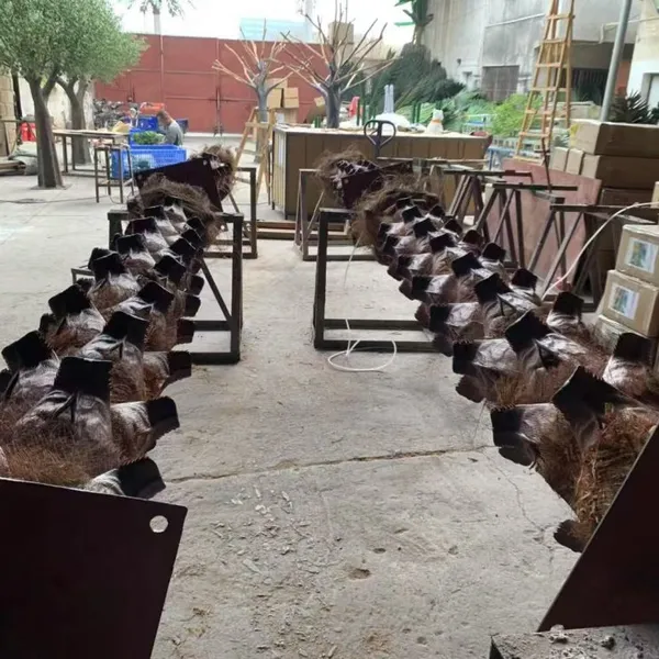 Customization Make High Quality Artificial Coconut Palm Tree for School Decoration 5 Meters Simulation Bonsai Palm Trees photo-4