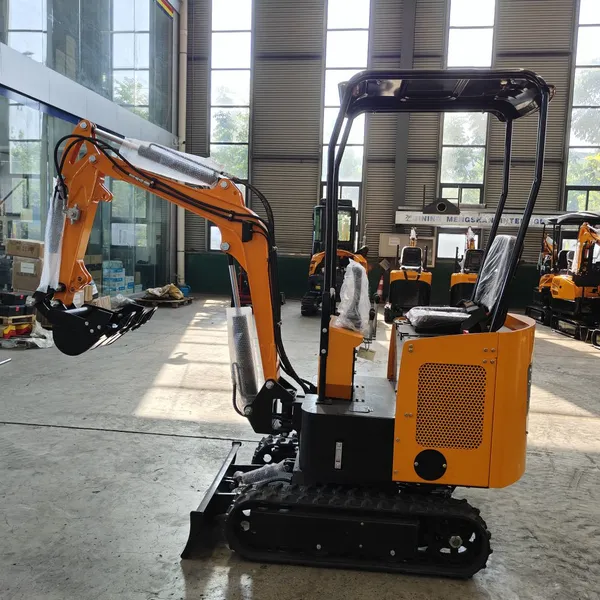 LUYUE LY-10 Minibagger 1 Ton Mini Excavator Small Digger With Canopy for Garden Farm Construction Work