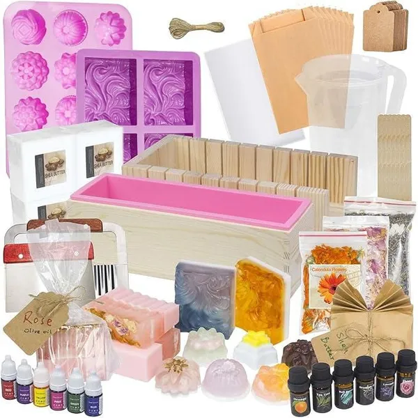 Large-sized Luxury Soap-making Kit, One-piece Soap-making Supplies, DIY Craft Kit