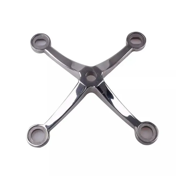 Curtain Wall Spider 150mm Mirror Finish SS304 Professional Grade for Glass Curtain Wall photo-3