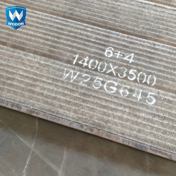 Open‑Arc Hardfacing Composite Steel Plate Pre‑Drilled Holes Chute Transfer Point Wear Protection Liner photo-4