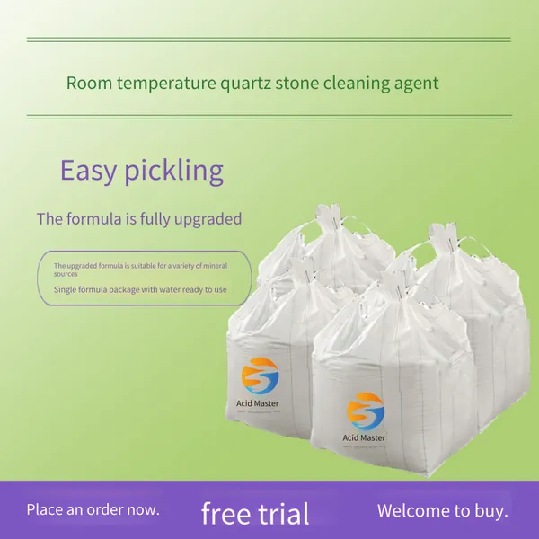Normal-temperature Quartz Stone Cleaner for Cleaning Quartz Stone, Acid Master, Highly Effective in Reducing Iron and Increasing Whiteness, Solid Acid