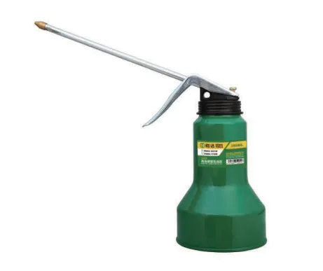 High Pressure Rigid Spout Hand‑Press Oil Can 350ML Steel Oiler With Stainless Steel Spout & Brass Nozzle photo-5