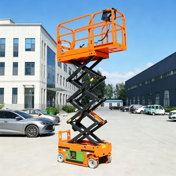 Factory Outlet 4.5M Small Scissor Aerial Working Platform Lift Manufacturer photo-2